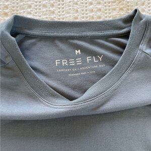 Free Fly Apparel Long Sleeve Tee - Light Blue